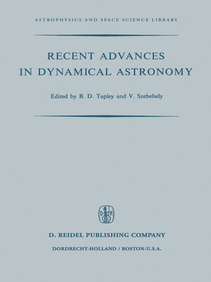 cover image of Recent Advances in Dynamical Astronomy